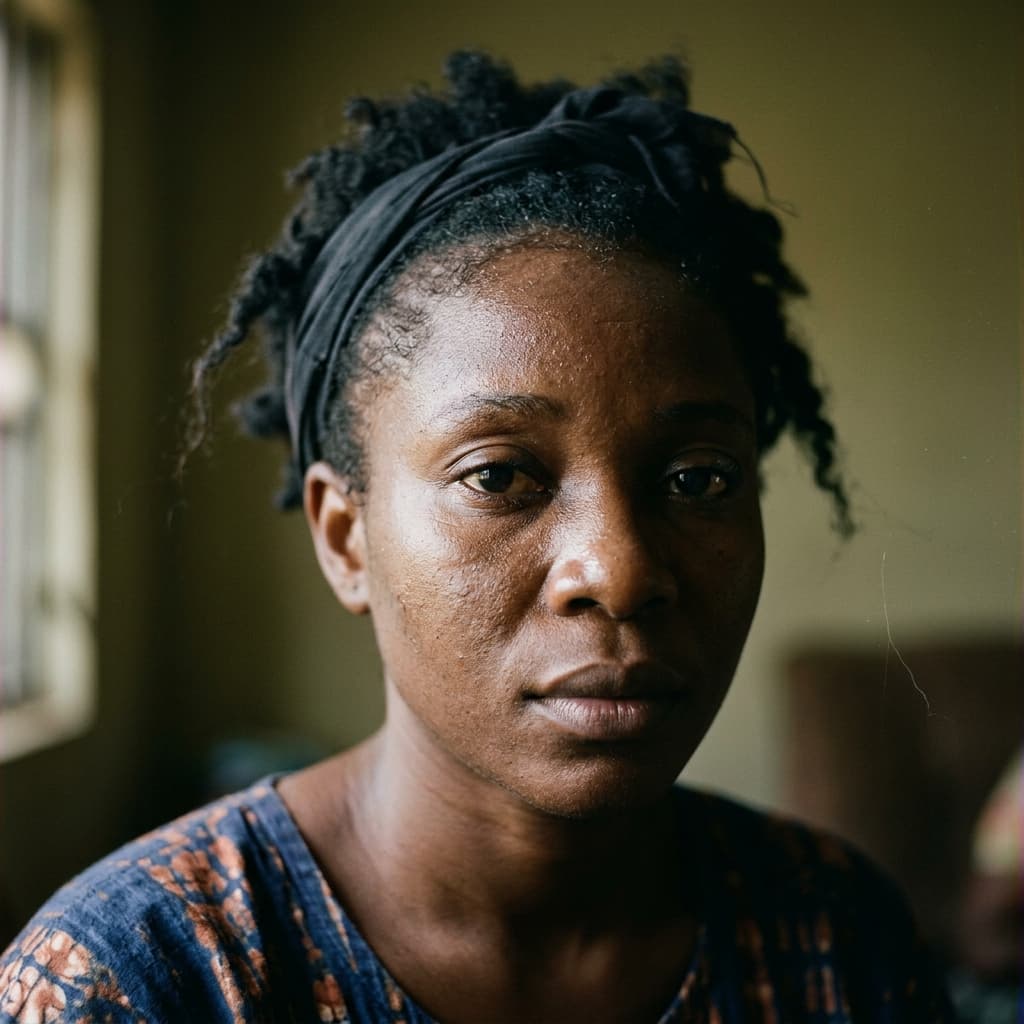 Cinematic lady portrait